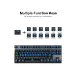 Vue arrière du clavier mécanique GK82 LED Fil/WiFi montrant les connexions et le logo GEAR4PC