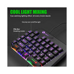 Clavier jeu 35 touches USB slim LED portable vue arrièrestederminated