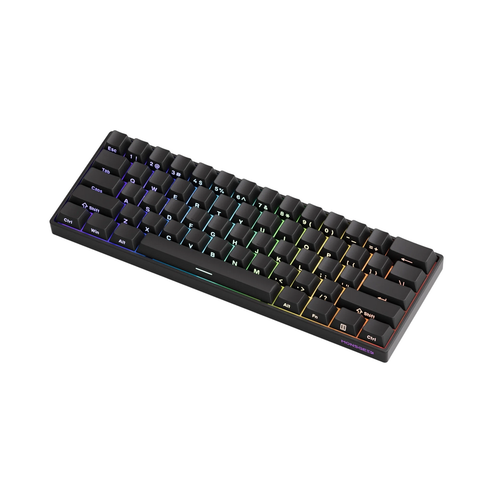 Clavier mécanique gaming RGB rétroéclairé GEAR4PC FUN60 Pro&Max avec design élégant -  - Gear4PC