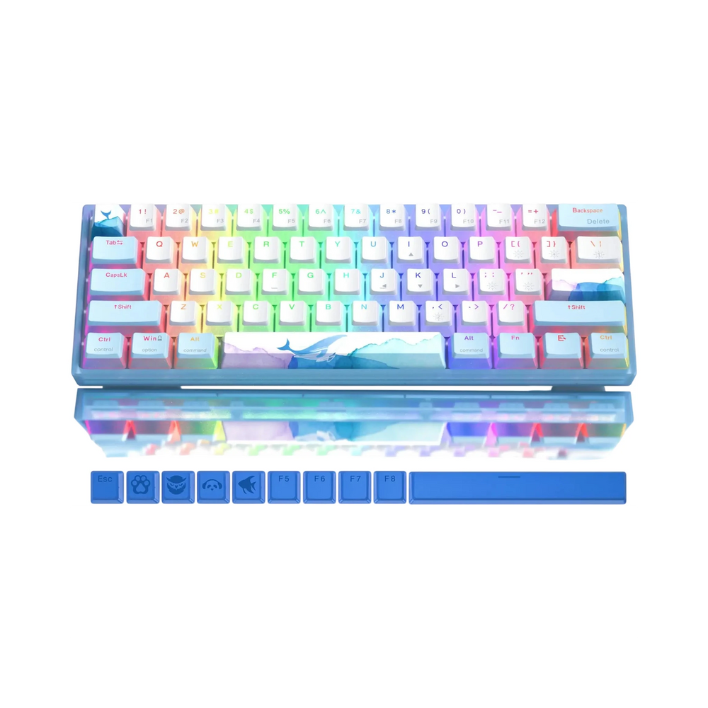 Clavier mécanique RGB gaming rétroéclairé avec repose-poignetClavier mécanique RGB gaming rétroéclairé avec repose-poignet -  - Gear4PC