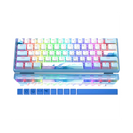 Clavier mécanique RGB gaming rétroéclairé avec repose-poignetClavier mécanique RGB gaming rétroéclairé avec repose-poignet