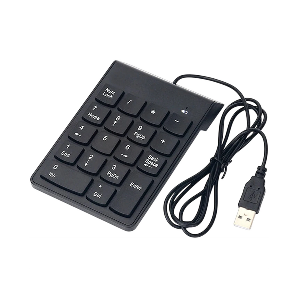 Clavier numérique USB 18 touches pour PC et gaming GEAR4PC blanc et noir -  - Gear4PC