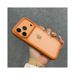 Vue arrière de la coque acrylique hybride iPhone avec boutons gaming de GEAR4PC