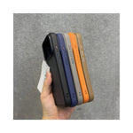 Coque acrylique hybride iPhone vue de face avec boutons gaming visible