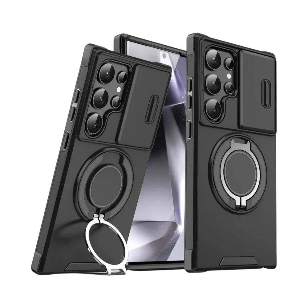 Coque anti-choc magnétique Samsung robuste avec design géométrique simple -  - Gear4PC