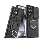 Coque anti-choc magnétique Samsung robuste avec design géométrique simple