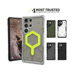 Coque magnétique Clarity Pro Clear pour Samsung S24 S23 S25 vue arrière transparente