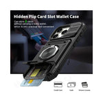 Coque Magnétique Rotative Pour iPhone 15 Pro Max - Vue détaillée