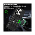 Coque Magnétique Rotative Pour iPhone 15 Pro Max - Vue arrière