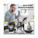 Coque Magnétique Rotative Pour iPhone 15 Pro Max - Vue détails techniques