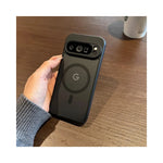 Coque PC Magsafe carbone vue arrière avec aimant visible