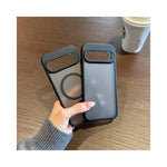 Coque Magsafe en carbone pour PC anti-choc noir de face