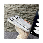 Coque MagSafe iPhone en PC+TPU, vue arrière montrant l'aimant MagSafe