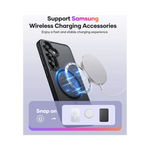 Coque Samsung A56 A16 A36 A26 A06 MagSafe vue arrière translucide