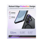 Coque MagSafe anti-choc transparente pour Samsung A56 A16 A36 A26 A06 côté