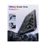 Coque MagSafe Samsung A56 A16 A36 A26 A06 design mat translucide vue arrière