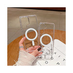 Coque MagSafe PC Gaming Samsung S25 S24 noire et rouge de haute qualité frontal