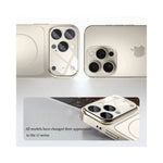 Coque mat en verre pour iPhone 17 Pro Max vue arrièrecoque mat en verre pour iphone vue latérale