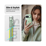 Vue latérale de la coque souple et transparente pour Google PixelToShowMoreFrenchContentPlease