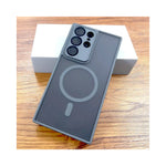 Étui PC + TPU noir pour Samsung S25 S24 vue arrière et latérale