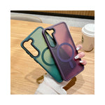 Vue arrière du couvercle ASTUBIA en acrylique transparent pour Samsung S25 et S24 Ultra