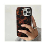 Etui iPhone 17 Pro Max ambre rétro Wolkerfly côté gauche