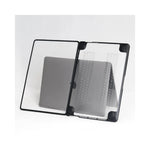 Etui MacBook M2 Pro 13 M3 Pro 14 16 ouvert montrant les fentes de refroidissement