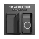 Vue latérale de l'étui magnétique Liquid Silicone pour Google Pixel 8/7/6 Pro vue latérale de létui magnétique en silicone...