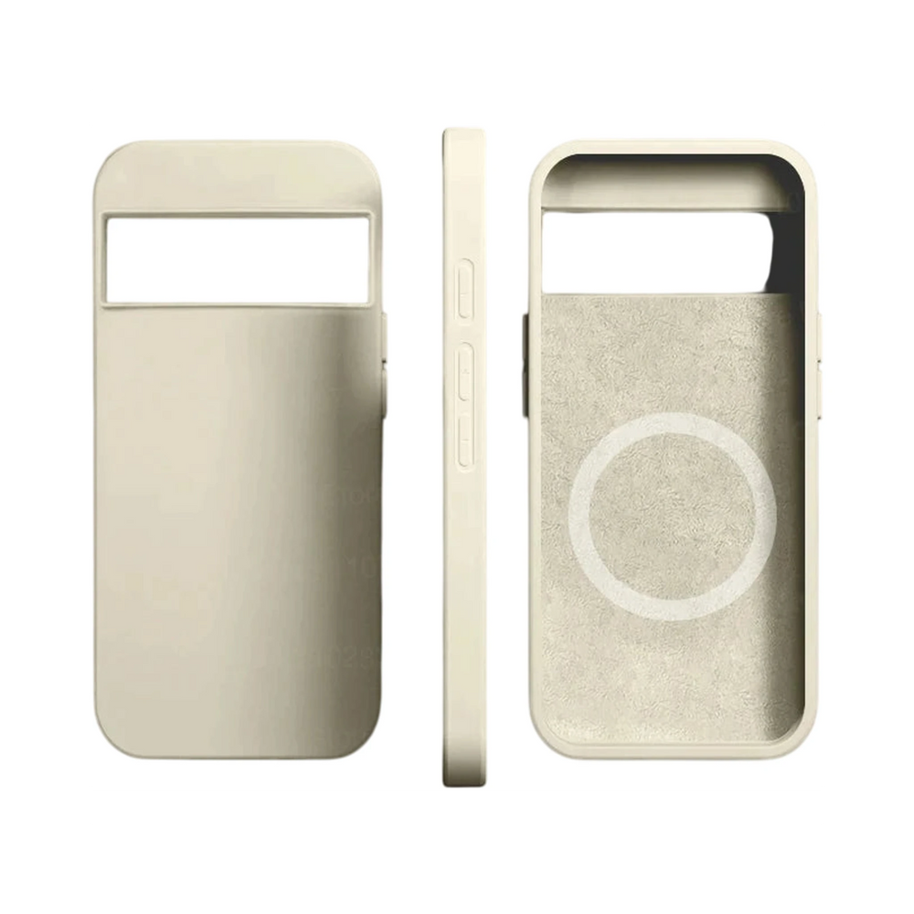 Étui magnétique Liquid Silicone pour Google Pixel 8/7/6 Pro avec anneaux -  - Gear4PC