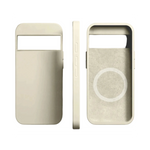 Étui magnétique Liquid Silicone pour Google Pixel 8/7/6 Pro avec anneaux