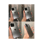 Vue arrière du étui transparent pour iPhone montrant la clarté et la finesse du produit