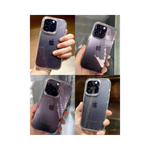 Etui transparent pour iPhone en silicone souple multi-modèles visible de face