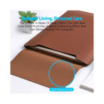 Vue latérale de la housse anti-choc pour MacBook Air Pro 13 montrant les bordures protectrices