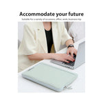 Housse anti-eau pour PC portable 13.3-15.6" en coton haute qualité vue frontale