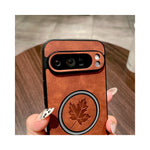 Housse en simili cuir pour Pixel 10 9 8 7 Pro XL Magsafe vue arrière