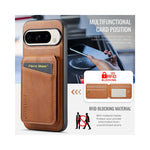 Vue latérale de la housse MagSafe en cuir PU pour Google Pixel 10/9 Pro XL ; , . :Vue latérale de la housse MagSafe en cui...