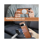 Housse MagSafe Pixel 10 Pro XL en cuir PU noir125Housse MagSafe Pixel 10 Pro XL en cuir PU noir