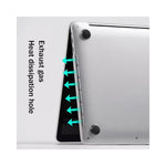 Housse TPU souple noire pour MacBook Pro 14 vue arrière