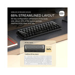 Clavier et souris ergonomiques GEAR4PC 65 touches gradient