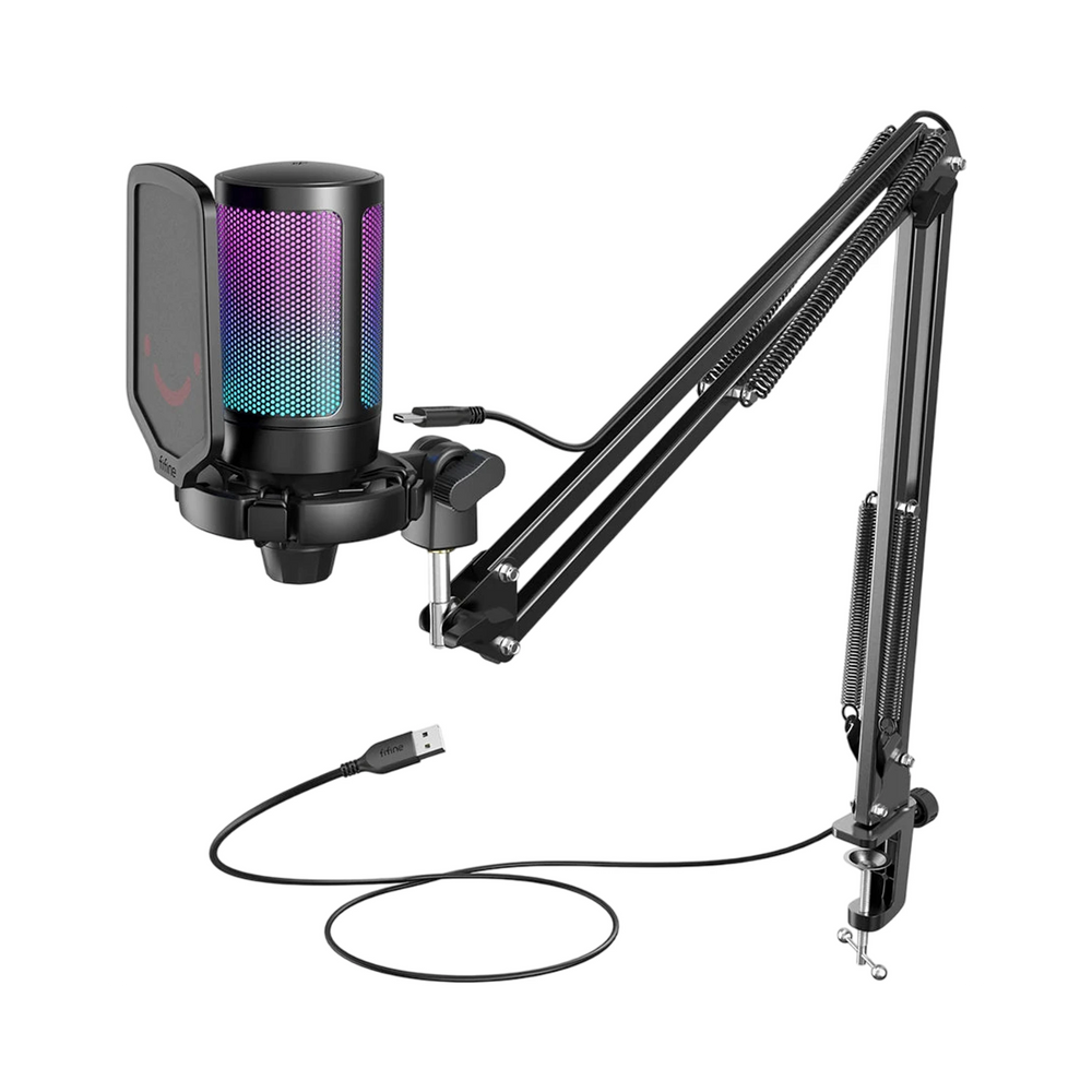 Kit microphone gaming PC Bouton Muet Éclairage RGB GEAR4PC -  - Gear4PC