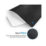 Masque anti-dérapant pour souris gaming GEAR4PC vue arrière noire et rouge