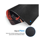 Mat souris anti-dérapant GEAR4PC vue de face avec revêtement caoutchouc non toxique