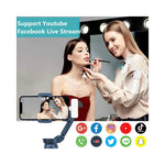 Vue latérale du microphone clip Bluetooth avec antenne visible