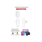 Microphone clip Bluetooth sans fil pour jeu et enregistrement PC avec latence ultra-basse