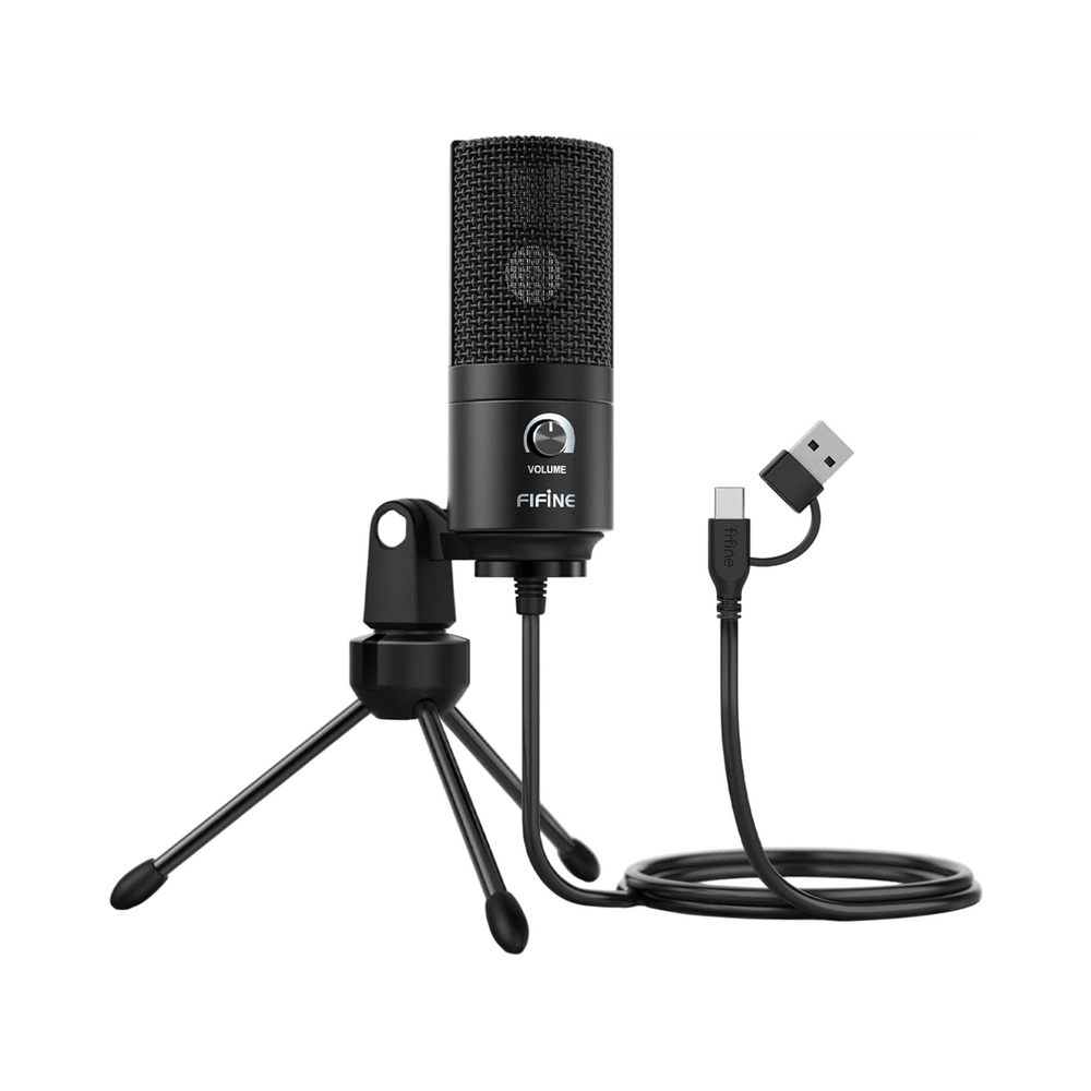 Microphone USB pour PC et gaming élégant en métal avec filtre sonore -  - Gear4PC