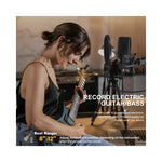 Microphone Ktes AMX 103 XLR Pro cardioïde enregistrement studio vue arrièresteder