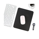 Pad souris anti dérapant BMAD noir et gris angle vue arrière