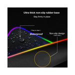 Tapis de souris Pikachu RGB MINISO pour PC gamer sur fond noir