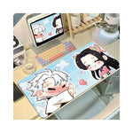 Parchemin anti-dérapant Slayer Demon XXL en vue arrière montrant la texture caoutchouc résistante