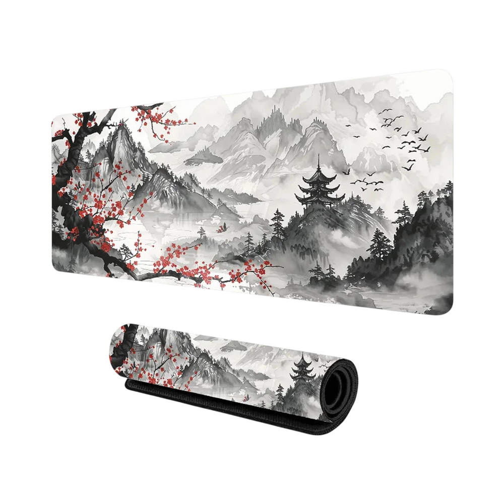 Parchemin anti-dérapant pour souris gaming Sakura sur fond noirParchemin anti-dérapant pour souris gaming Sakura sur fond ... -  - Gear4PC